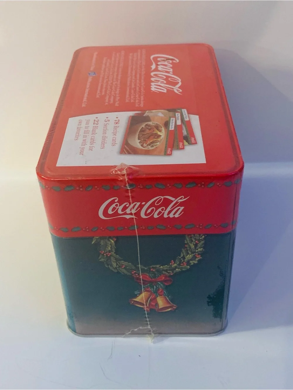 Coca-Cola COOKING WITH COKE Tin Recipe Collection 78 Cards NEW SEALED!